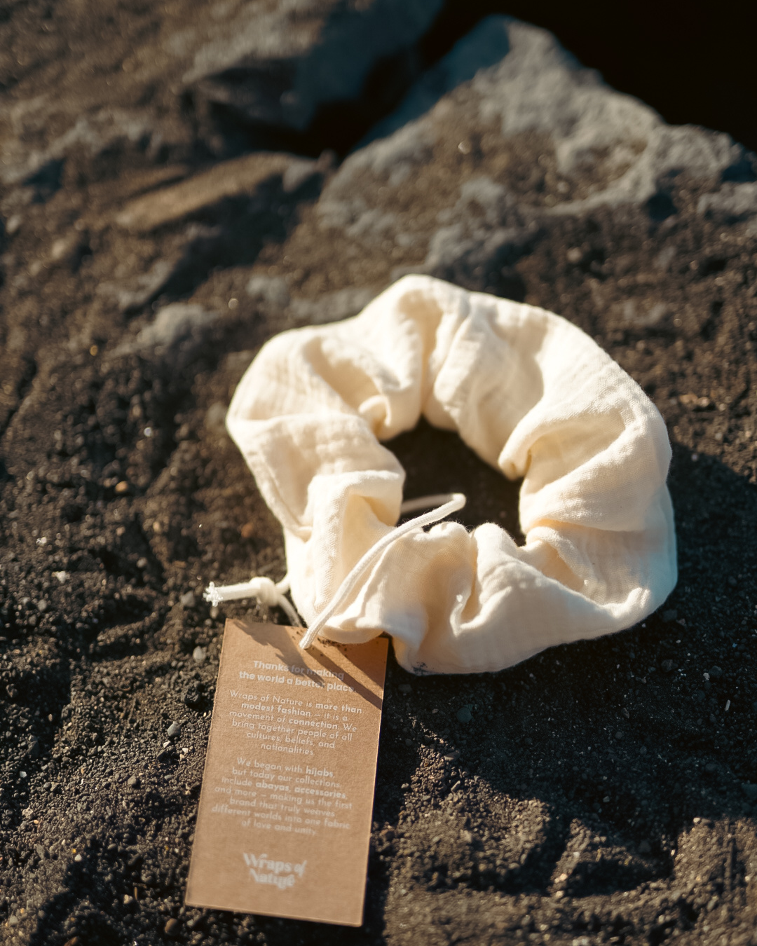 Chouchou Nature (mousseline beige)