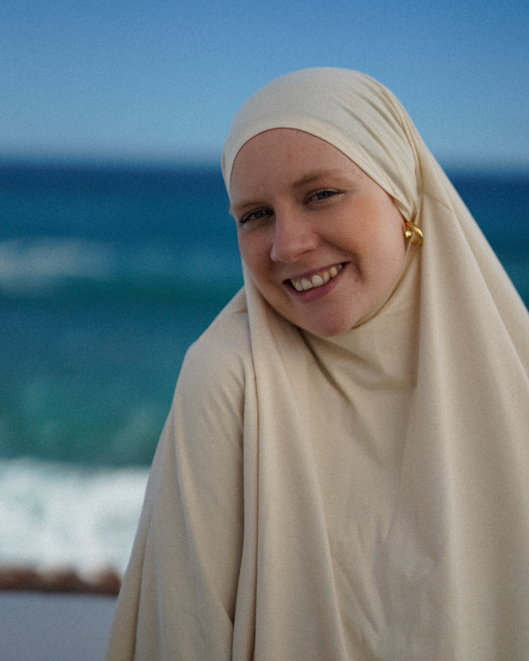 Imperfect Ramadan Jersey Khimar aus Bio-Baumwolle Natural 031