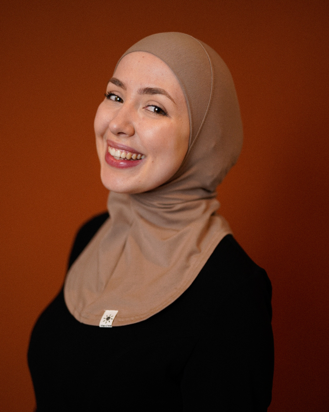 Ninja Bonnet - Bio-Baumwolle - taupe