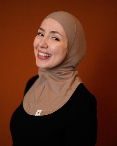 Ninja Bonnet - Bio-Baumwolle - taupe