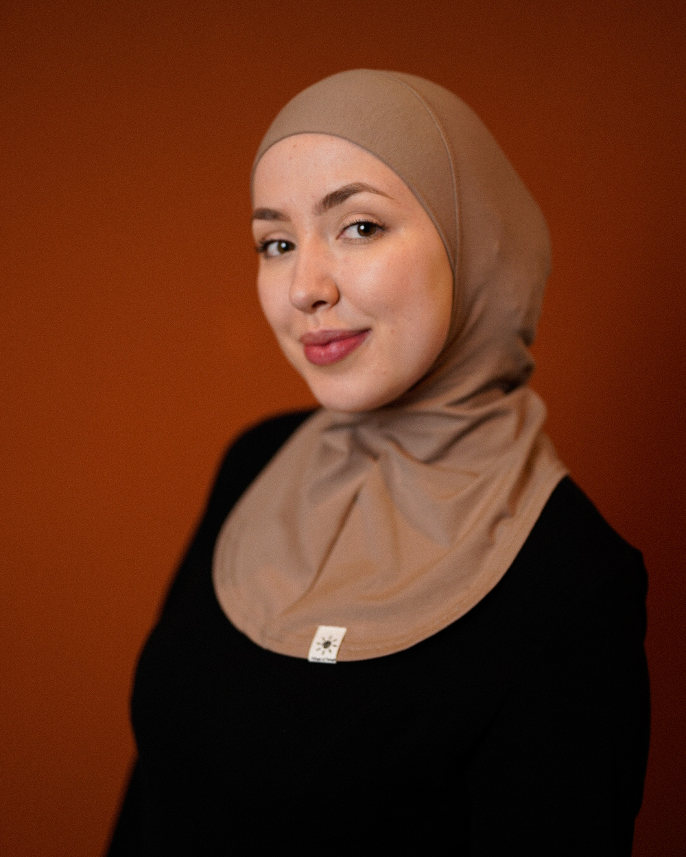 Ninja Bonnet - Bio-Baumwolle - taupe