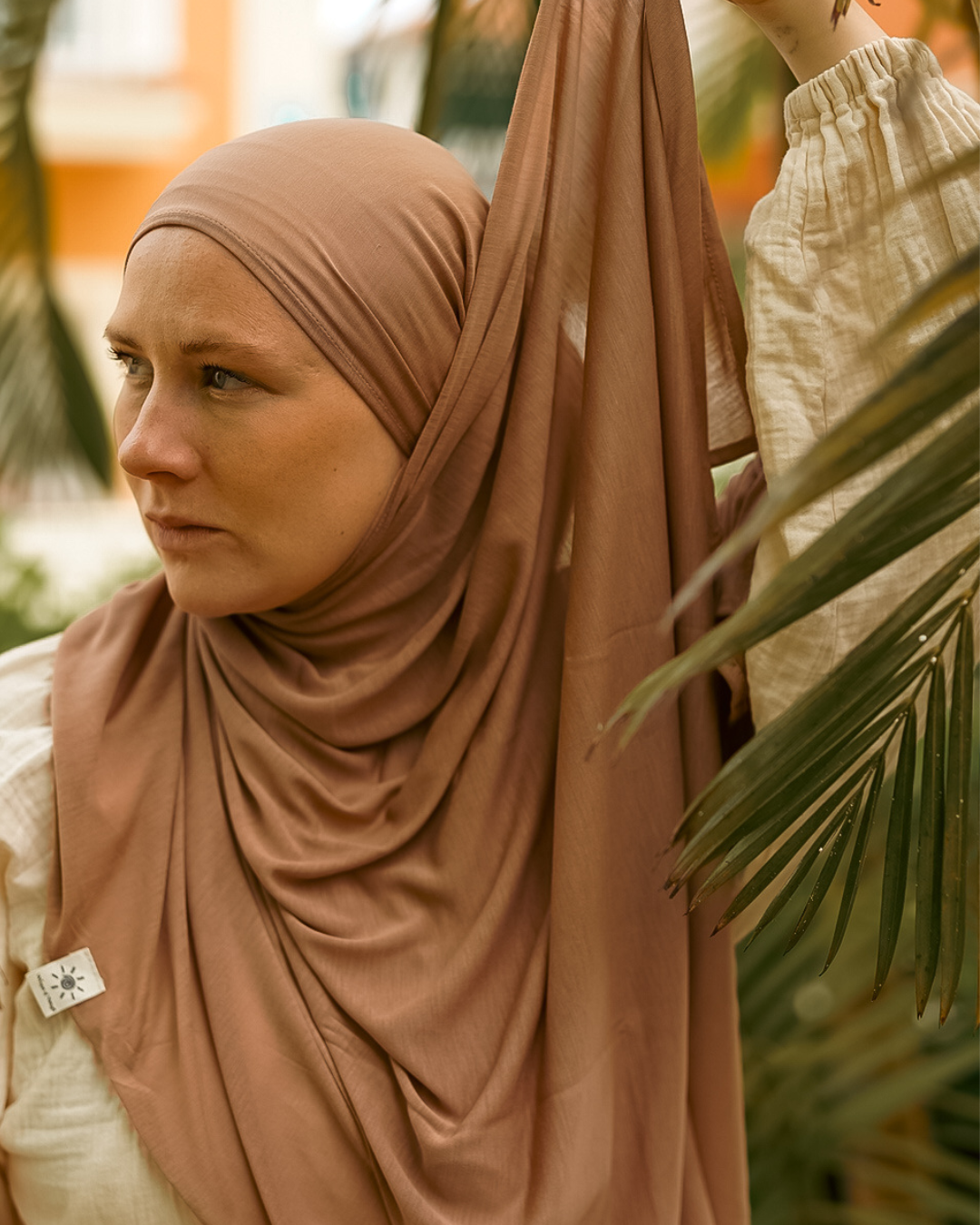 Ultra Light Hijab aus Lyocell & Smartcell "Vayla" (Earth)