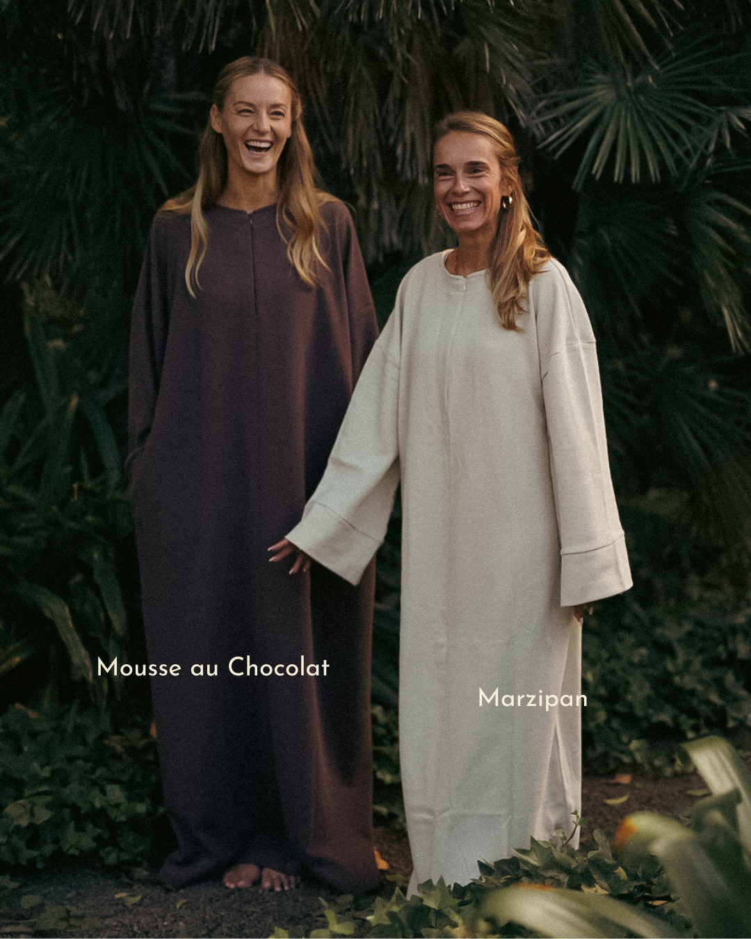 Warme Abaya "Laila" aus Bio-Baumwolle (Mousse au Chocolat)