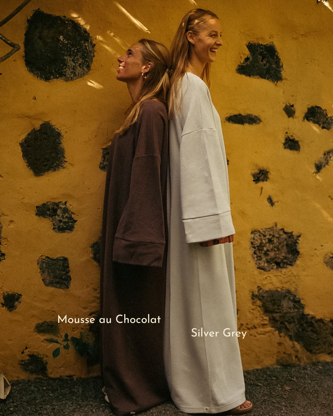 Warme Abaya "Laila" aus Bio-Baumwolle (Mousse au Chocolat)