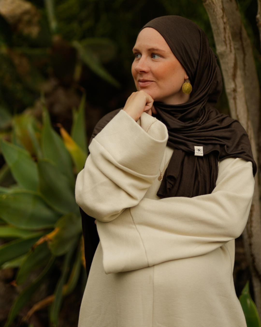 Hijab aus Merinowolle "Merina" (Wildwood)