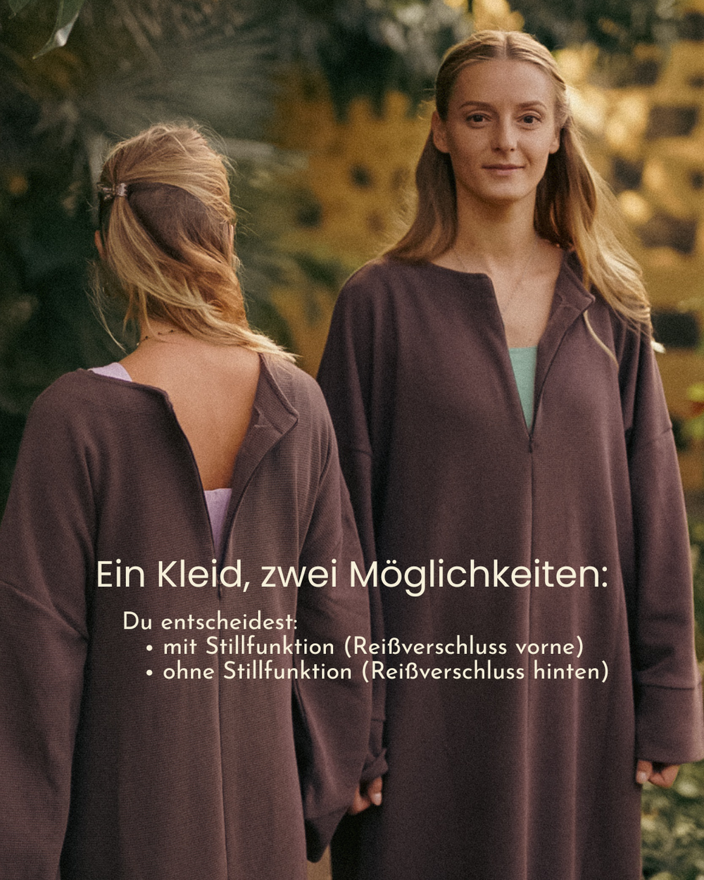 3er Sparset Warme Abaya "Laila" aus Bio-Baumwolle